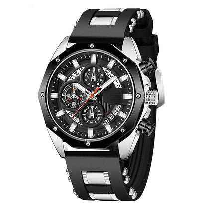 🔥⌚Sportliche Herren-Chronographen-Uhr💪 Robuste Sportuhr für Männer Outdoor & Alltag