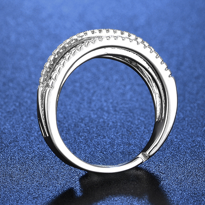 Vintage-Geometrie-Ring im mehrlagigen Stil – moderne Silhouette, vielseitig & perfekt für jeden Tag 💍