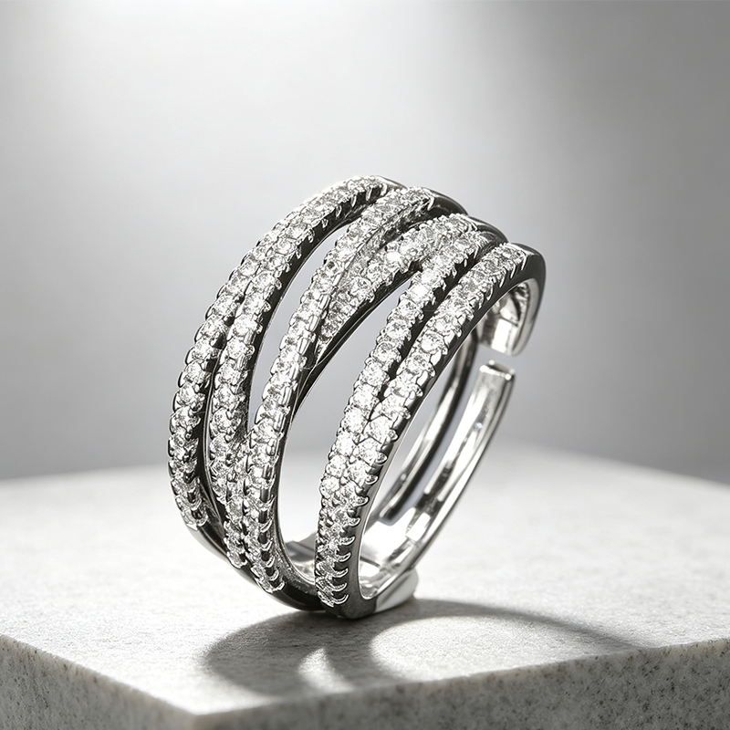 🛍️ 50 % Rabatt – Vintage-Geometrie-Ring im mehrlagigen Stil – moderne Silhouette, vielseitig & perfekt für jeden Tag 💍