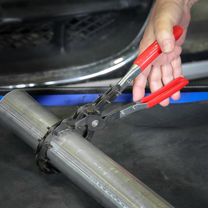 ⏳Zeitlich begrenzt 50% Rabatt⏰ Auspuffrohr-Schneidezange mit Kettenmechanismus für die Autoreparatur⛓️✂️