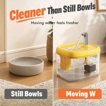 🔥Solange der Vorrat reicht 50 % Rabatt!🎉Leiser Haustiertränke mit lebensmittelechter PET-Schale
