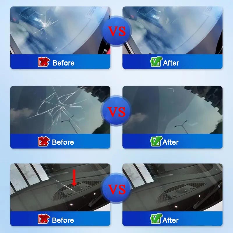 🔧 KAUFE 1, ERHALTE 1 GRATIS! 🚗 Glasriss Reparaturharz für Autoscheiben – Unsichtbare Reparatur, temperaturbeständig & einfach anzuwenden – Ideal für Steinschläge & Risse 🛠️