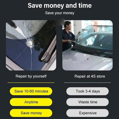 🔧 KAUFE 1, ERHALTE 1 GRATIS! 🚗 Glasriss Reparaturharz für Autoscheiben – Unsichtbare Reparatur, temperaturbeständig & einfach anzuwenden – Ideal für Steinschläge & Risse 🛠️