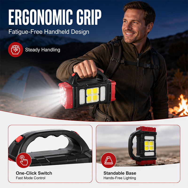 ⛺ 50 % Rabatt – Wiederaufladbare LED-Taschenlampe – leistungsstark, wasserdicht & kompakt – ideal für Camping, Outdoor & Notfälle 🔦
