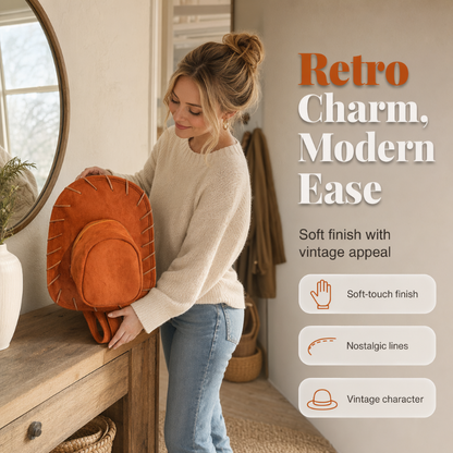 🌵🤠💫 Kreativer Cowboyhut-Rucksack für Damen – Einzigartiger Western Freizeitrucksack