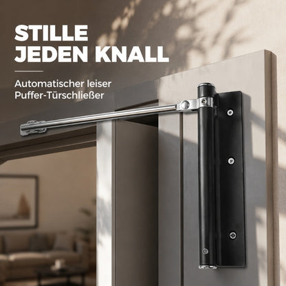 🚪🔧Verstellbarer automatischer Türschließer aus Edelstahl mit geräuschloser Dämpfung