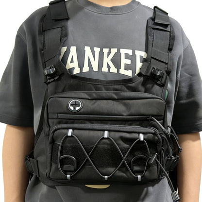 🚴♂️🥤✨Brusttasche, Trinksystem-kompatible Radweste für Herren