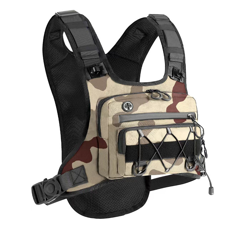 🚴♂️🥤✨Brusttasche, Trinksystem-kompatible Radweste für Herren