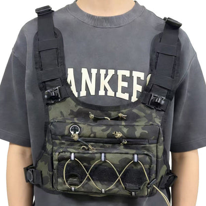 🚴♂️🥤✨Brusttasche, Trinksystem-kompatible Radweste für Herren