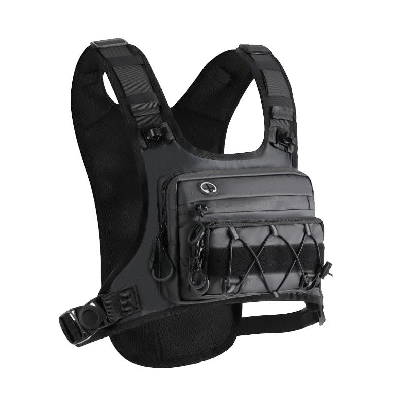 🚴♂️🥤✨Brusttasche, Trinksystem-kompatible Radweste für Herren