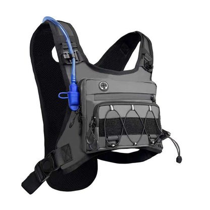🚴♂️🥤✨Brusttasche, Trinksystem-kompatible Radweste für Herren