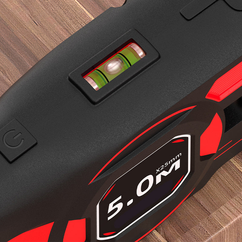 📏🔦✨ 2-in-1 Maßband mit Laserführung | Laser Entfernungsmesser Bandmaß Kombination