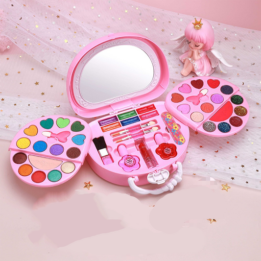 💄 50% RABATT! 👜 Kinder Abwaschbares Make-up-Spielzeug-Set – Tragbare Handtasche, abwaschbar & bunt – Perfekt für kreative Rollenspiele & kleine Fashionistas ✨