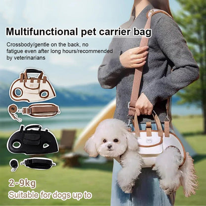 ⏳🔥ZEITLICH BEGRENZT 50% RABATT! ⏰🐾 Tragbare, atmungsaktive Haustier-Tragetasche & Rucksack – Wirbelsäulen-Stütze & vielseitiger Komfort 🐶🐕