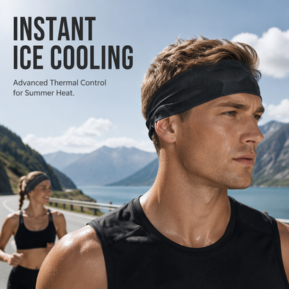 💦🏃Rutschfestes Fitness Stirnband | Schweißhemmend & elastisch