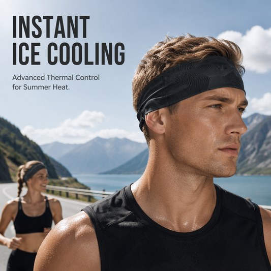 💦🏃Rutschfestes Fitness Stirnband | Schweißhemmend & elastisch