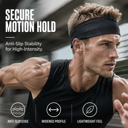💦🏃Rutschfestes Fitness Stirnband | Schweißhemmend & elastisch