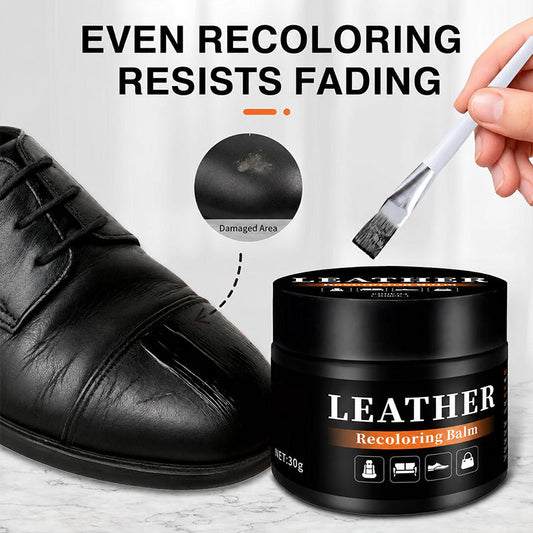 🧴 50% RABATT! 🌸 Universeller Leder-Farbreparaturbalsam – Repariert Kratzer, pflegt & belebt Leder – Ideal für Taschen, Schuhe & Sofas ✨