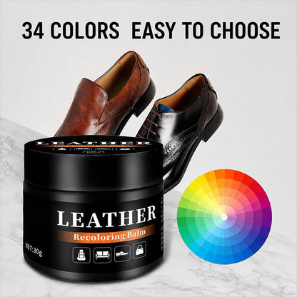 🧴 50% RABATT! 🌸 Universeller Leder-Farbreparaturbalsam – Repariert Kratzer, pflegt & belebt Leder – Ideal für Taschen, Schuhe & Sofas ✨