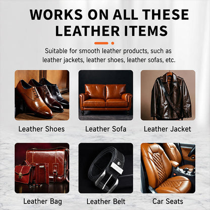 🧴 50% RABATT! 🌸 Universeller Leder-Farbreparaturbalsam – Repariert Kratzer, pflegt & belebt Leder – Ideal für Taschen, Schuhe & Sofas ✨
