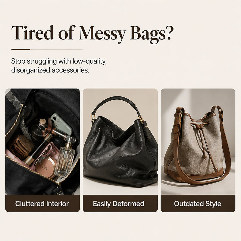 👜 50% RABATT JETZT! ✨ Damen Bucket Bag – Kompakt, Kordelzugverschluss & vielseitiger Stil – Perfekt für mühelos elegante Looks von Tag bis Nacht 🌙