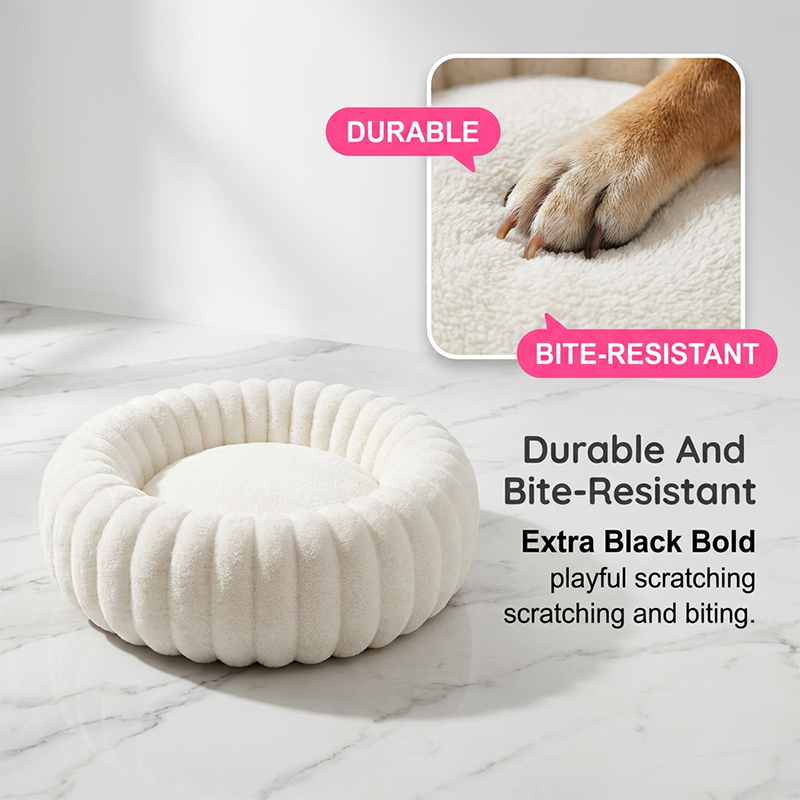 🐱50% RABATT💤 Ultraweicher runder Beruhigungskorb für Katzen und Hunde – Erhöhter Rand, gemütliches Nest für erholsame Nickerchen 🐶☁️