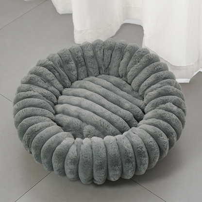 🐱50% RABATT💤 Ultraweicher runder Beruhigungskorb für Katzen und Hunde – Erhöhter Rand, gemütliches Nest für erholsame Nickerchen 🐶☁️