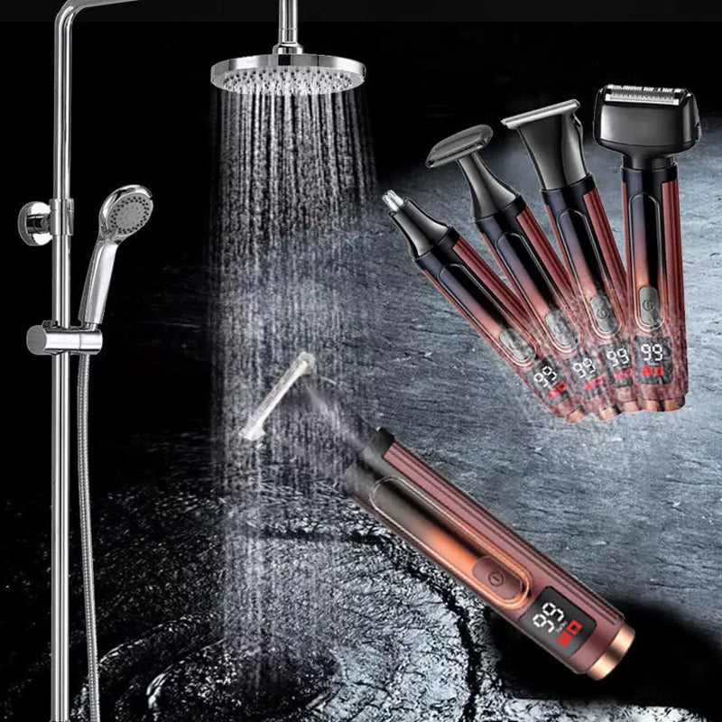 🧔  50 % Rabatt 🔥 4-in-1 Herren-Pflegeset – Multifunktions-Trimmer für Bart, Haare, Nase & Körper ✂️