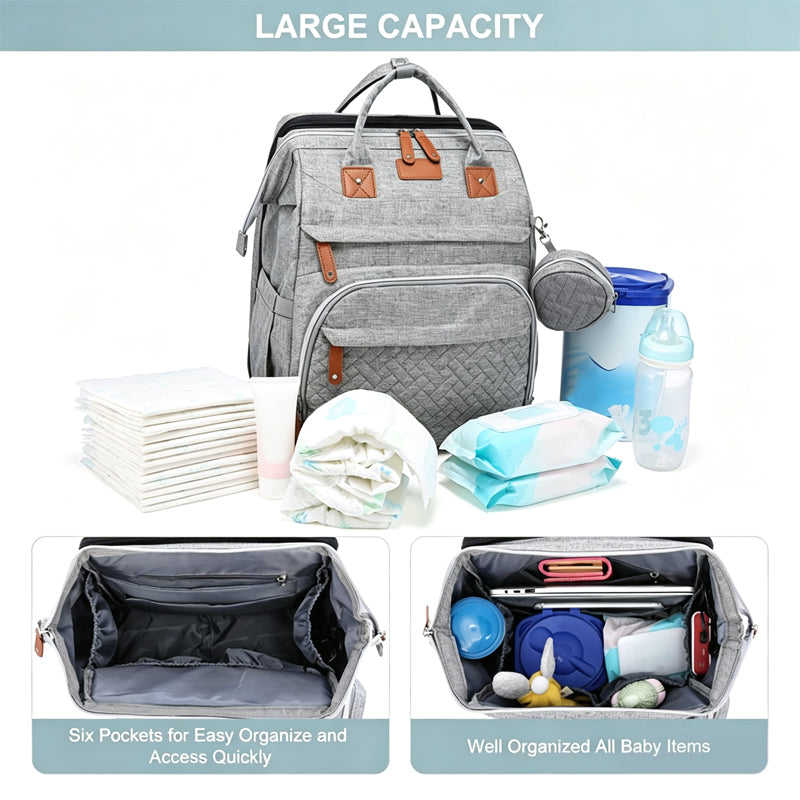 🔄 2-in-1: Faltbare Wickeltasche + Mobile Wickelstation 👶🧳 | Der ultimative Reisebegleiter! ⭐