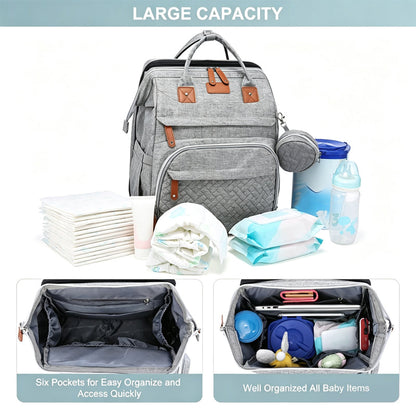 🔄 2-in-1: Faltbare Wickeltasche + Mobile Wickelstation 👶🧳 | Der ultimative Reisebegleiter! ⭐