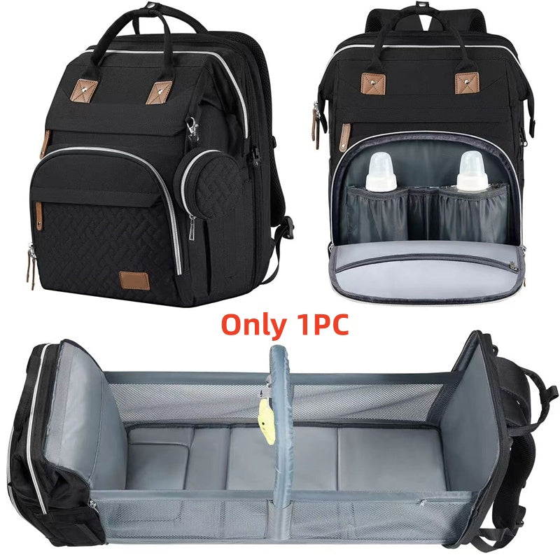🔄 2-in-1: Faltbare Wickeltasche + Mobile Wickelstation 👶🧳 | Der ultimative Reisebegleiter! ⭐