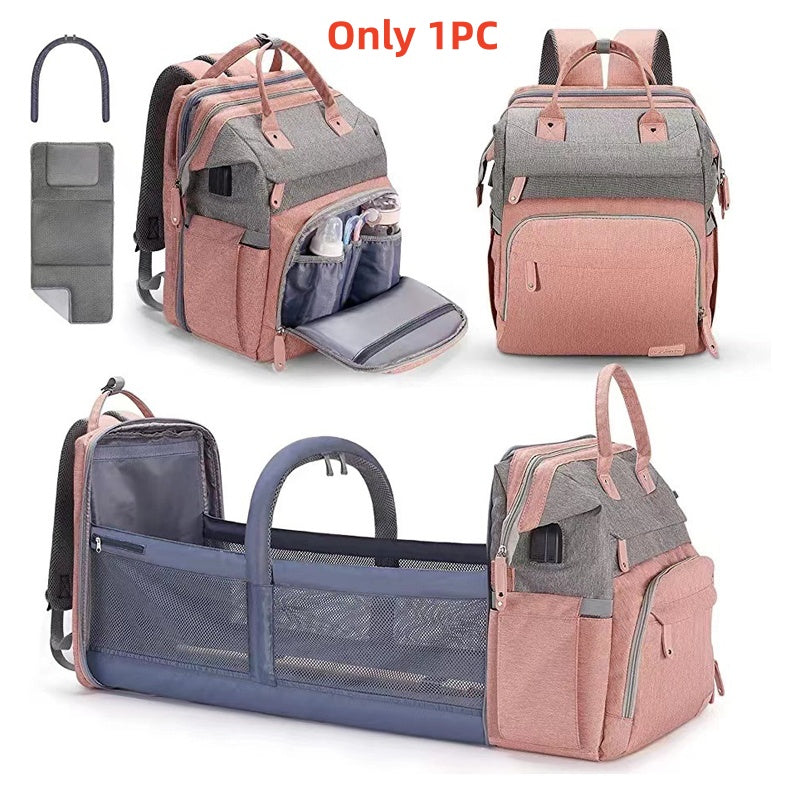 🔄 2-in-1: Faltbare Wickeltasche + Mobile Wickelstation 👶🧳 | Der ultimative Reisebegleiter! ⭐