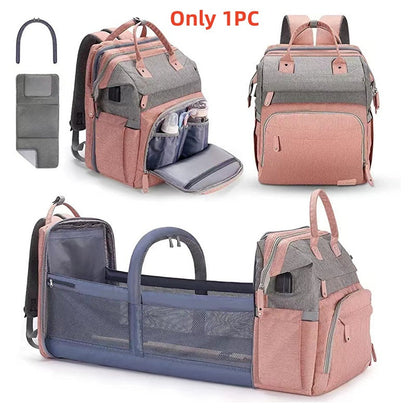 🔄 2-in-1: Faltbare Wickeltasche + Mobile Wickelstation 👶🧳 | Der ultimative Reisebegleiter! ⭐