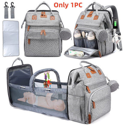 🔄 2-in-1: Faltbare Wickeltasche + Mobile Wickelstation 👶🧳 | Der ultimative Reisebegleiter! ⭐