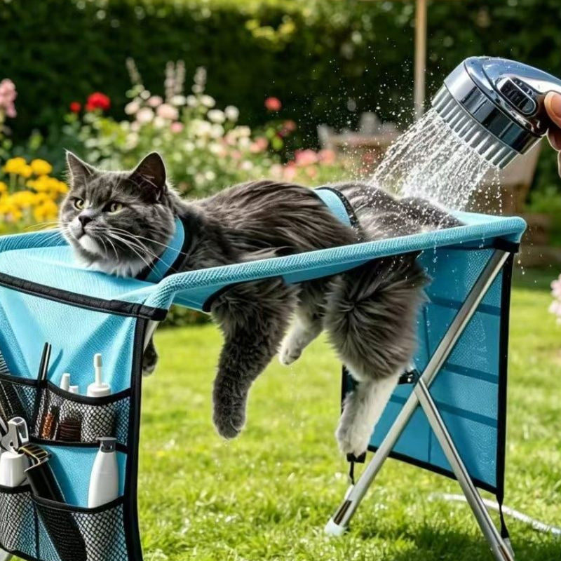 【⏳Zeitlich begrenztes Angebot: 50 % Rabatt!】⏰2-in-1 Faltbares Haustier-Pflegebett🐱🐶🛋️