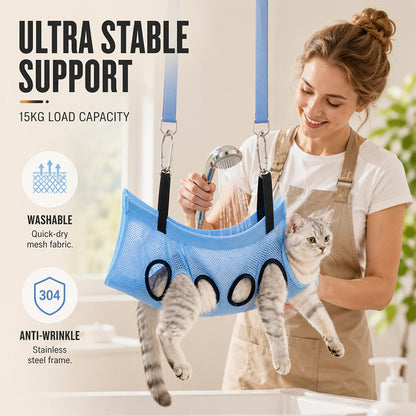 【⏳Zeitlich begrenztes Angebot: 50 % Rabatt!】⏰2-in-1 Faltbares Haustier-Pflegebett🐱🐶🛋️
