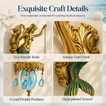 🧜‍♀️✨ 50% RABATT! Vintage Meerjungfrau Wandleuchte – Maritimes Design, nostalgischer Charme & stimmungsvolles Licht – Perfekt für Flur, Bad & nautische Dekoration 🏮🌊