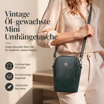 👜✨Damen Umhängetasche aus PU‑Leder｜Kleine Handy‑Umhängetasche für Alltag & Ausflüge