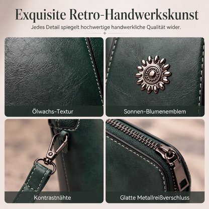 👜✨Damen Umhängetasche aus PU‑Leder｜Kleine Handy‑Umhängetasche für Alltag & Ausflüge