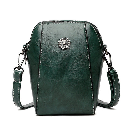 👜✨Damen Umhängetasche aus PU‑Leder｜Kleine Handy‑Umhängetasche für Alltag & Ausflüge