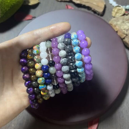 🔥 Heute -50 %! 💎 Armband aus Naturstein-Perlen