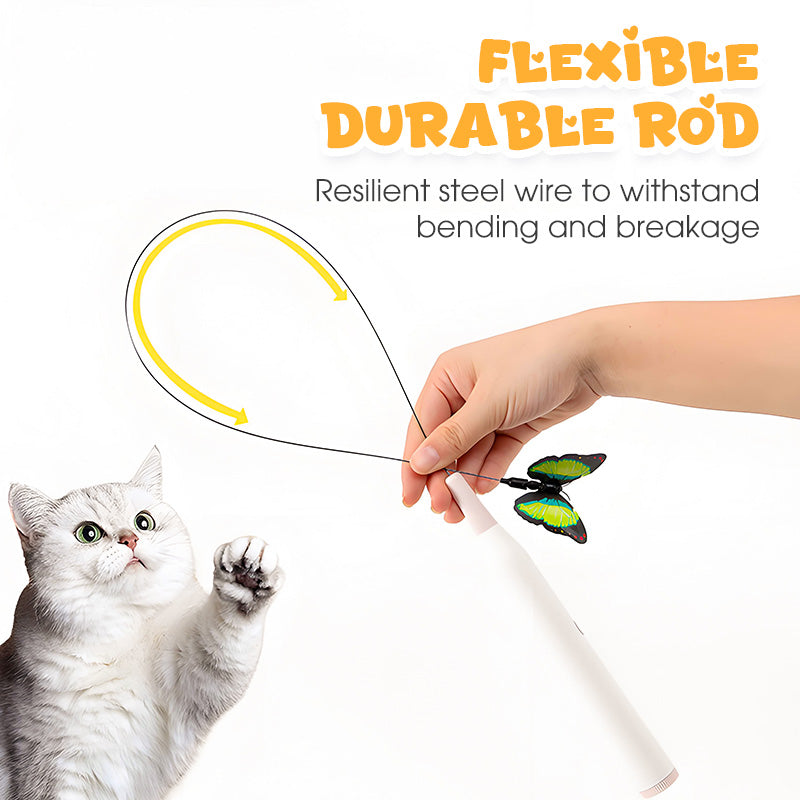 ✨🎁Interaktives Katzenspielzeug mit Saugnapf und Angelrute