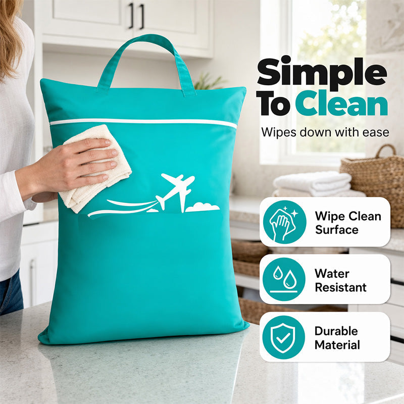 ⏰Begrenztes Angebot Kauf 1 Bekomme 1 Gratis 🧳 Große Wasserdichte Reise‑Wäschebeutel 💧 Reisetasche für Kleidung & Wäsche Aufbewahrung