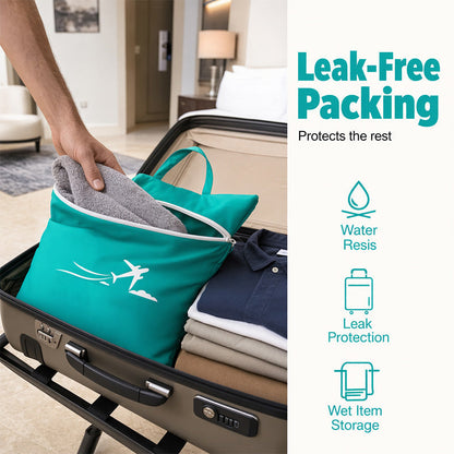⏰Begrenztes Angebot Kauf 1 Bekomme 1 Gratis 🧳 Große Wasserdichte Reise‑Wäschebeutel 💧 Reisetasche für Kleidung & Wäsche Aufbewahrung