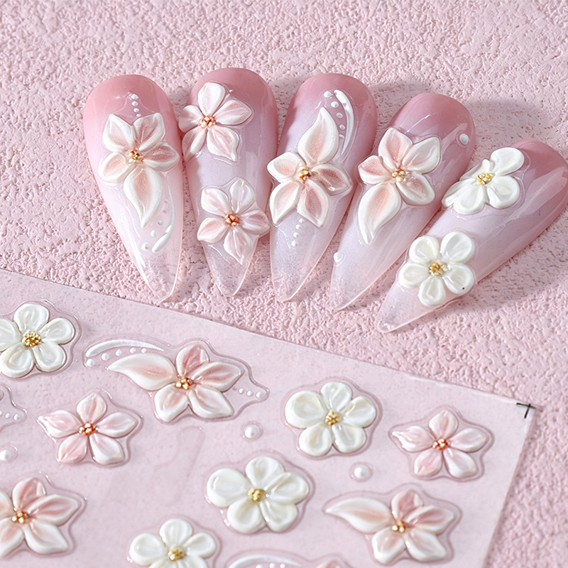 🔥Kauf 1 Erhalte 1 Gratis💅5D Blumen-Nagelsticker