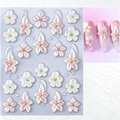 🔥Kauf 1 Erhalte 1 Gratis💅5D Blumen-Nagelsticker