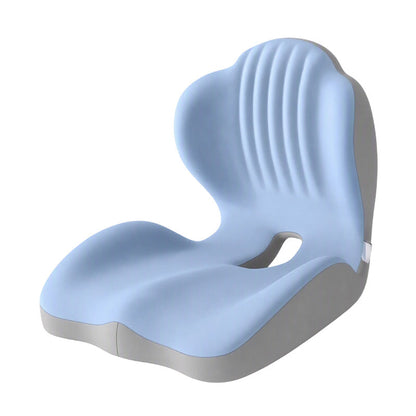 🔥🪑 Ergonomisches Sitzkissen aus Memory‑Schaum 🛡️ Mit integrierter Rückenstütze 💆‍♂️ Orthopädischer Komfort für Bürostuhl, Auto & Homeoffice