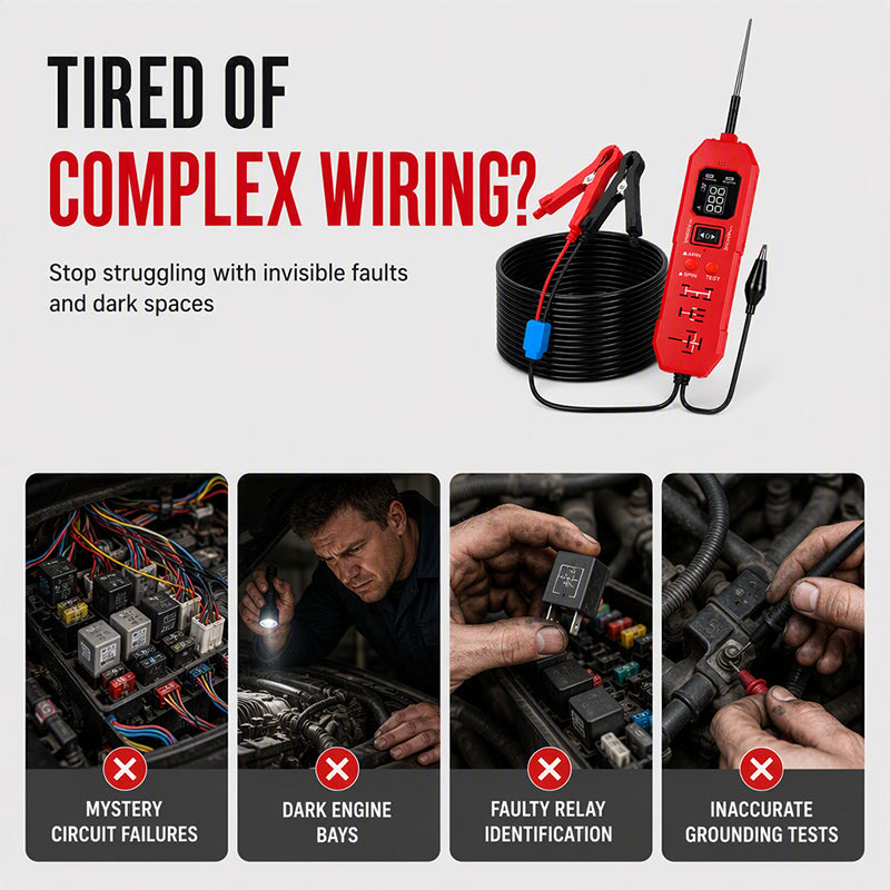 🔧 50% RABATT! 💡 Kfz-Schaltkreistester mit Digitalanzeige – Präzise, sofort ablesbar & mit Überlastschutz – Ideal für Werkstatt, Hobby & unterwegs ✨