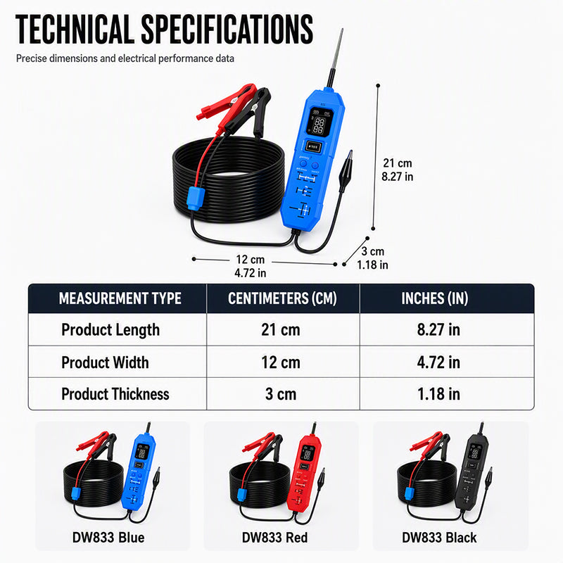 🔧 50% RABATT! 💡 Kfz-Schaltkreistester mit Digitalanzeige – Präzise, sofort ablesbar & mit Überlastschutz – Ideal für Werkstatt, Hobby & unterwegs ✨