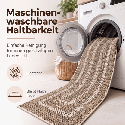 🏡🔥50% RABATT!☁️ Eleganter gewebter Läuferteppich, strapazierfähig & weich🌿
